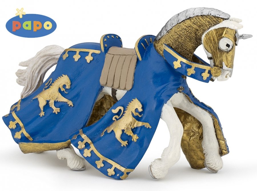 Игровая фигурка - Конь принца Ричарда, синий  